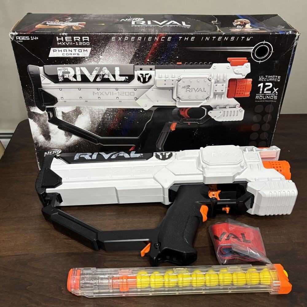 NERF Rival C1698 Phantom Corps Hera Mxvii 1200 Blaster Unused Open Box READ
